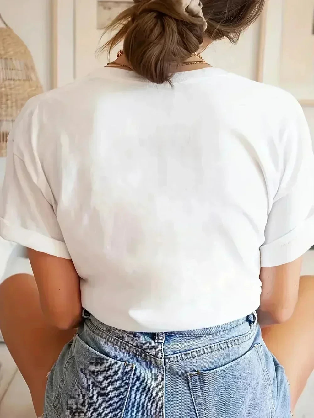 Retro Christian Inspirational T-shirt He Left 99 Women Bible Scripture T-shirt Printed Casual Daily Street Fashion Dressing