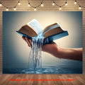 1 inspiring Bible scripture background - "The Flow of the Bible" purification fountain design, Bible wall art